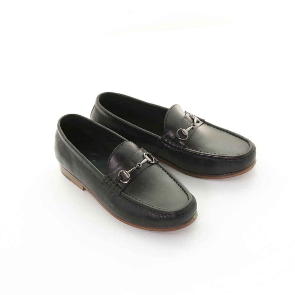 Anthony Veer Filmore Classic Bit  Moc Toe Black Leather Loafers Mens 7.5M Preppy